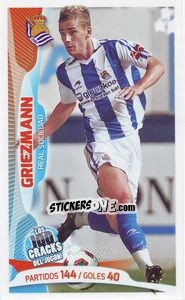 Sticker Griezmann - Los 100 Cracks del Jugon 2005-2014 n. 36 - Panini