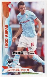 Sticker Iago Aspas - Los 100 Cracks del Jugon 2005-2014 - Panini