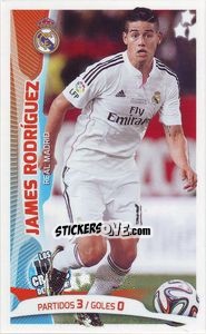 Sticker James Rodríguez - Los 100 Cracks del Jugon 2005-2014 n. 46 - Panini