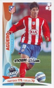 Sticker Agüero - Los 100 Cracks del Jugon 2005-2014 - Panini