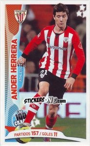 Sticker Ander Herrera - Los 100 Cracks del Jugon 2005-2014 n. 6 - Panini