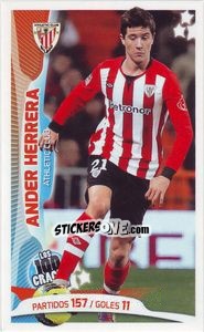 Sticker Ander Herrera - Los 100 Cracks del Jugon 2005-2014 - Panini