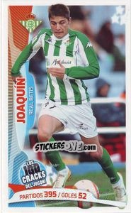 Sticker Joaquín - Los 100 Cracks del Jugon 2005-2014 n. 51 - Panini