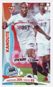 Sticker Kanouté - Los 100 Cracks del Jugon 2005-2014 n. 52 - Panini