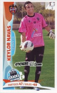 Sticker Keylor Navas - Los 100 Cracks del Jugon 2005-2014 n. 53 - Panini