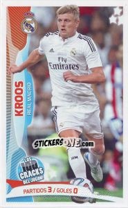 Sticker Kroos - Los 100 Cracks del Jugon 2005-2014 - Panini