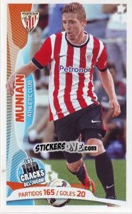 Sticker Muniain - Los 100 Cracks del Jugon 2005-2014 n. 64 - Panini