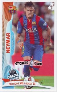 Sticker Neymar - Los 100 Cracks del Jugon 2005-2014 n. 68 - Panini