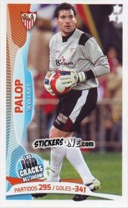 Figurina Palop - Los 100 Cracks del Jugon 2005-2014 n. 70 - Panini