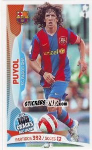 Sticker Puyol - Los 100 Cracks del Jugon 2005-2014 n. 74 - Panini