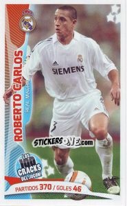 Cromo Roberto Carlos - Los 100 Cracks del Jugon 2005-2014 - Panini