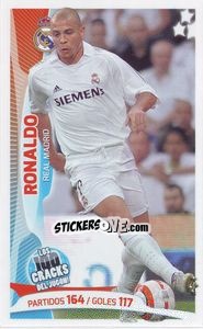 Sticker Ronaldo - Los 100 Cracks del Jugon 2005-2014 n. 81 - Panini