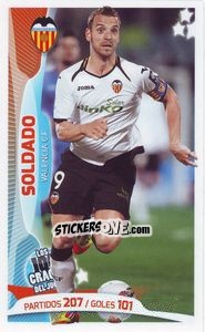 Cromo Soldado - Los 100 Cracks del Jugon 2005-2014 - Panini