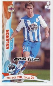 Sticker Valerón - Los 100 Cracks del Jugon 2005-2014 n. 92 - Panini
