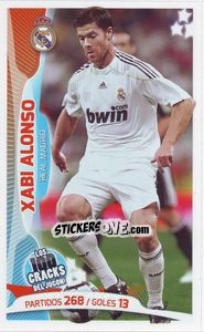 Sticker Xabi Alonso - Los 100 Cracks del Jugon 2005-2014 n. 96 - Panini