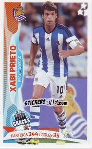 Sticker Xabi Prieto - Los 100 Cracks del Jugon 2005-2014 n. 97 - Panini