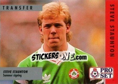 Sticker Steve Staunton - English Football Fixture 1991-1992 n. 2 - Pro Set