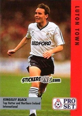 Sticker Kingsley Black - English Football Fixture 1991-1992 n. 9 - Pro Set