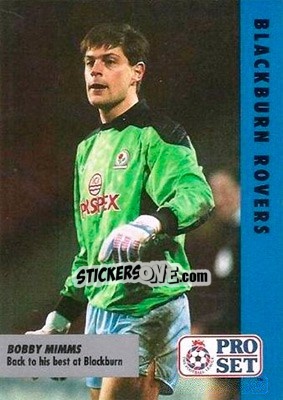 Sticker Bobby Mimms - English Football Fixture 1991-1992 n. 24 - Pro Set