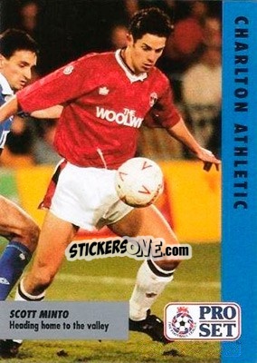 Cromo Scott Minto - English Football Fixture 1991-1992 - Pro Set