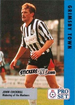 Sticker John Cockrill - English Football Fixture 1991-1992 - Pro Set