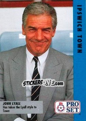 Sticker John Lyall - English Football Fixture 1991-1992 n. 32 - Pro Set