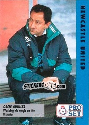 Cromo Ossie Ardiles - English Football Fixture 1991-1992 - Pro Set