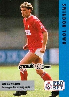 Sticker Glenn Hoddle - English Football Fixture 1991-1992 n. 43 - Pro Set