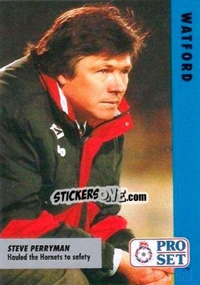 Cromo Steve Perryman - English Football Fixture 1991-1992 - Pro Set