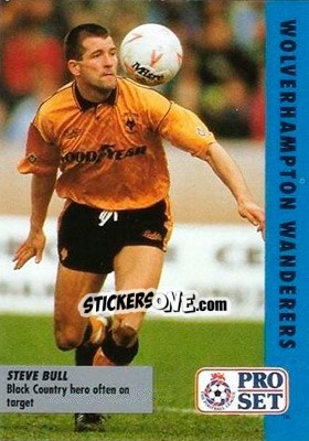 Cromo Steve Bull - English Football Fixture 1991-1992 - Pro Set