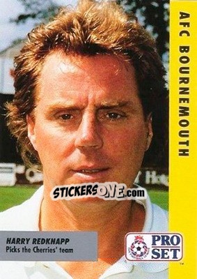 Sticker Harry Redknapp - English Football Fixture 1991-1992 - Pro Set