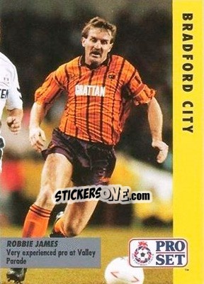Sticker Robbie James - English Football Fixture 1991-1992 - Pro Set