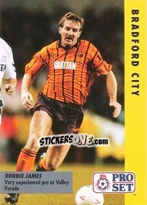 Cromo Robbie James - English Football Fixture 1991-1992 - Pro Set