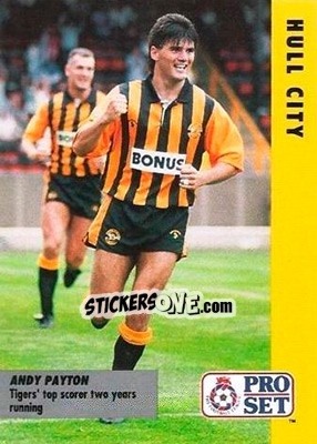 Figurina Andy Payton - English Football Fixture 1991-1992 n. 59 - Pro Set