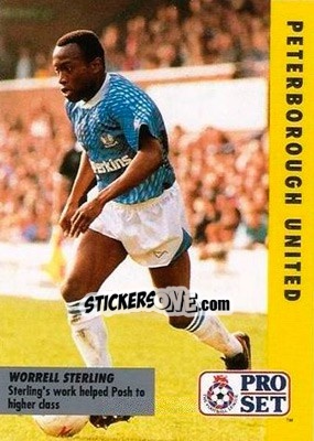 Sticker Worrell Sterling - English Football Fixture 1991-1992 - Pro Set
