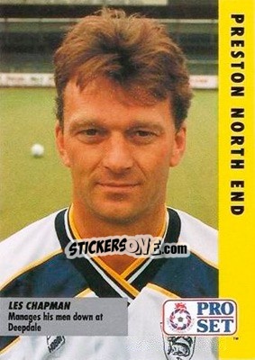 Sticker Les Chapman - English Football Fixture 1991-1992 - Pro Set