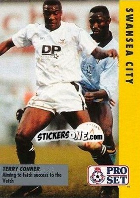 Sticker Terry Conner - English Football Fixture 1991-1992 - Pro Set
