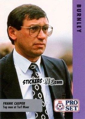Cromo Frank Casper - English Football Fixture 1991-1992 - Pro Set