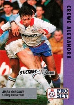 Sticker Mark Gardiner - English Football Fixture 1991-1992 - Pro Set