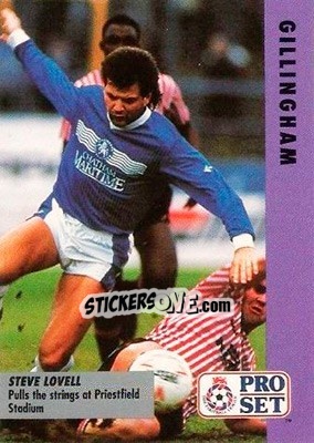 Sticker Steve Lovell - English Football Fixture 1991-1992 n. 80 - Pro Set