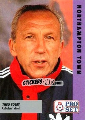 Sticker Theo Foley - English Football Fixture 1991-1992 n. 86 - Pro Set