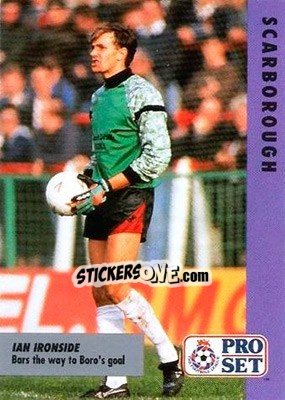 Sticker Ian Ironside - English Football Fixture 1991-1992 - Pro Set