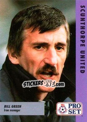 Figurina Bill Green - English Football Fixture 1991-1992 n. 90 - Pro Set