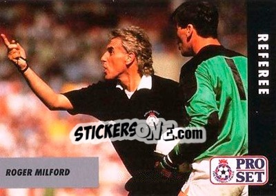 Cromo Roger Milford - English Football Fixture 1991-1992 - Pro Set