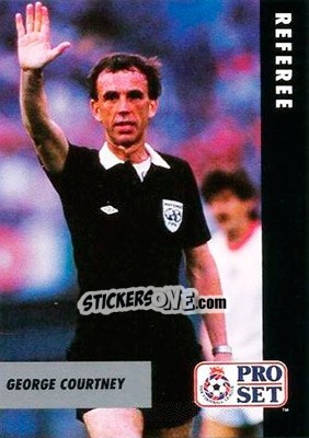 Sticker George Courtney - English Football Fixture 1991-1992 - Pro Set