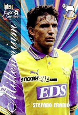 Sticker Stefano Eranio - Derby County Fans' Selection 2000 n. 8 - Futera