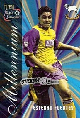 Sticker Esteban Fuertes - Derby County Fans' Selection 2000 - Futera