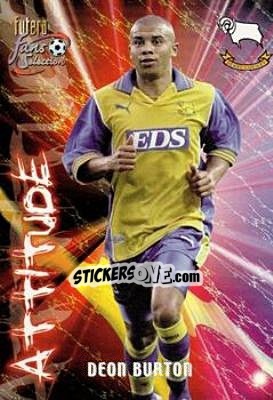 Sticker Deon Burton - Derby County Fans' Selection 2000 n. 16 - Futera