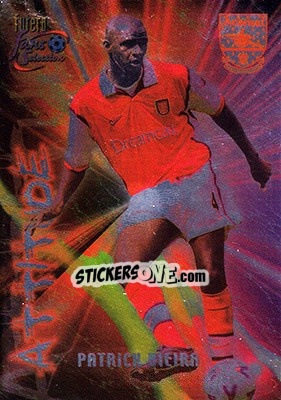Sticker Patrick Vieira - Arsenal Fans' Selection 2000 - Futera