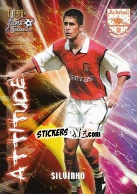 Cromo Sylvinho - Arsenal Fans' Selection 2000 - Futera